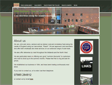 Tablet Screenshot of coalboat.co.uk